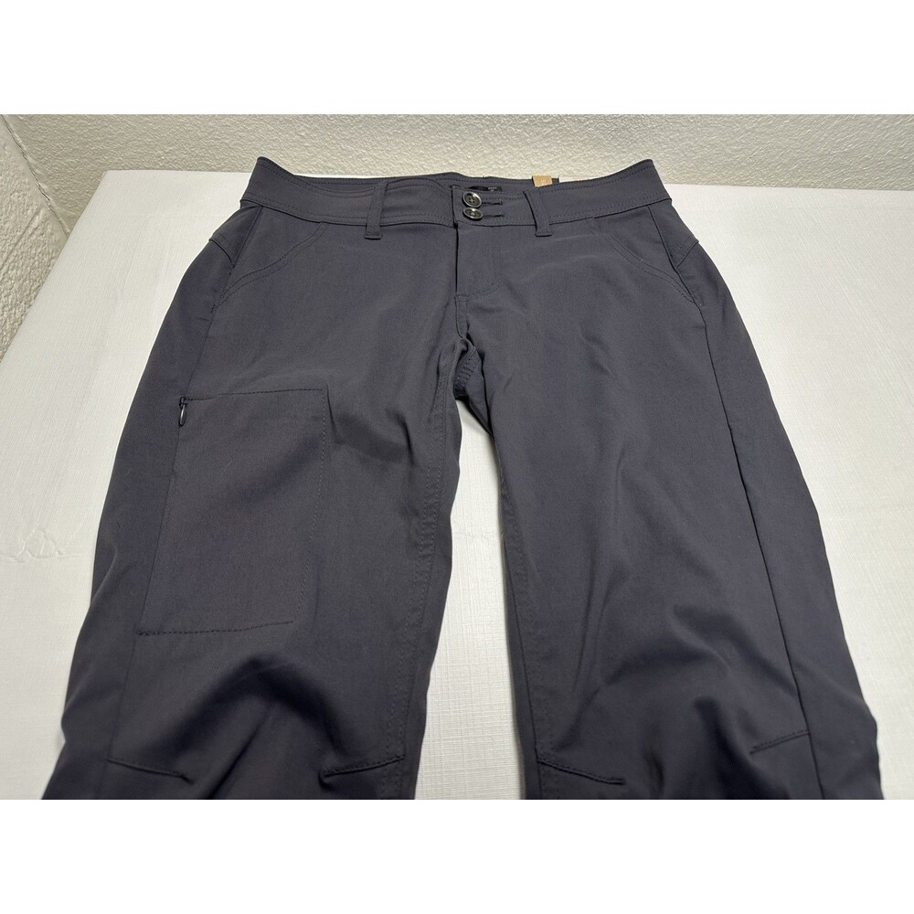 NWT Women's Prana Halle Pants Tall Size 0 x 36 Coal W4HATL11 - Picture 2 of 16